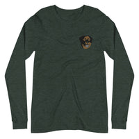 Embroidered Color Rottie Long Sleeve Tee