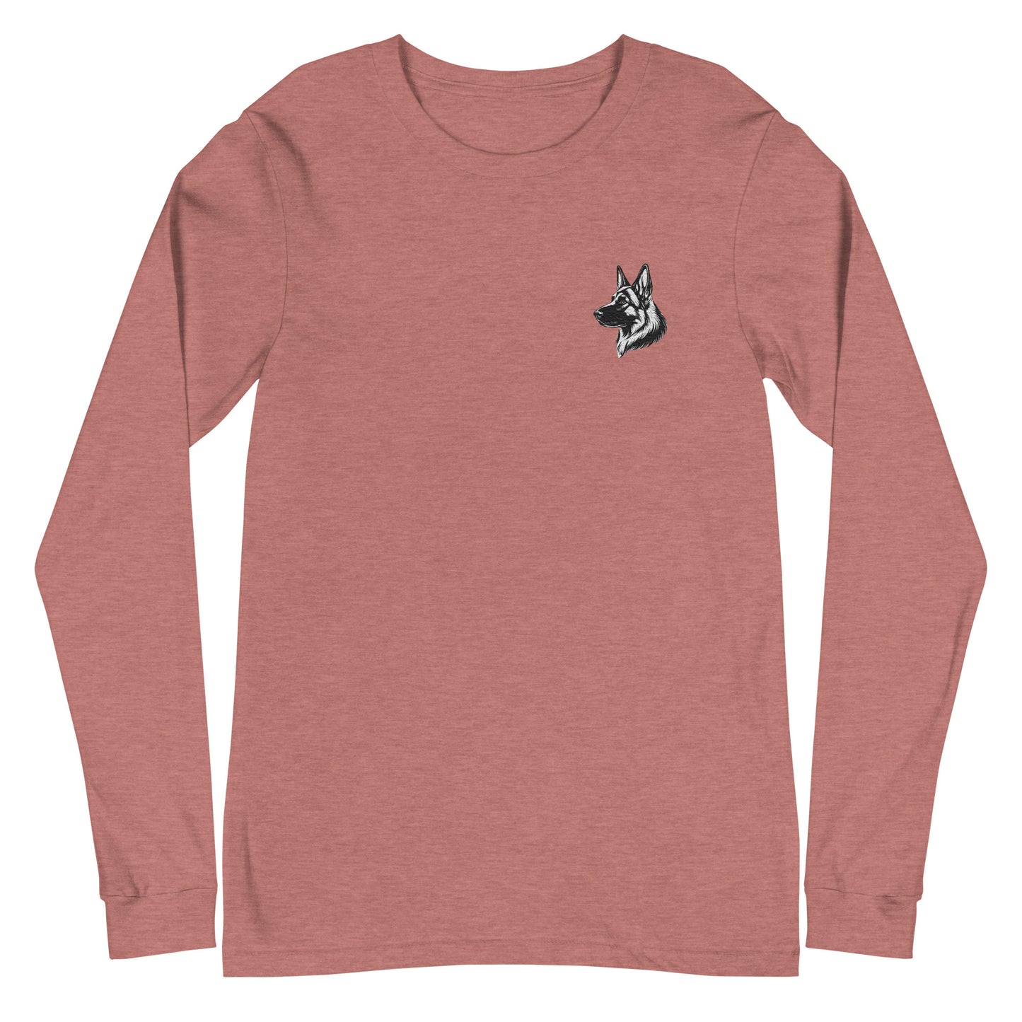 Embroidered Classic Shepherd Girl Long Sleeve Tee