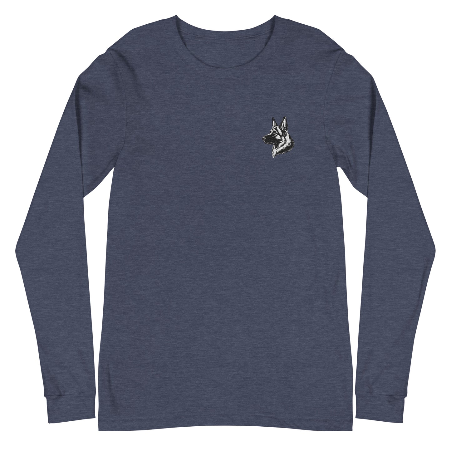 Embroidered Classic Shepherd Girl Long Sleeve Tee