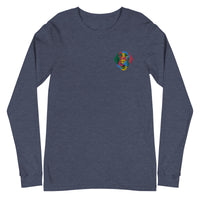 Embroidered Color  Silly Lab Long Sleeve Tee