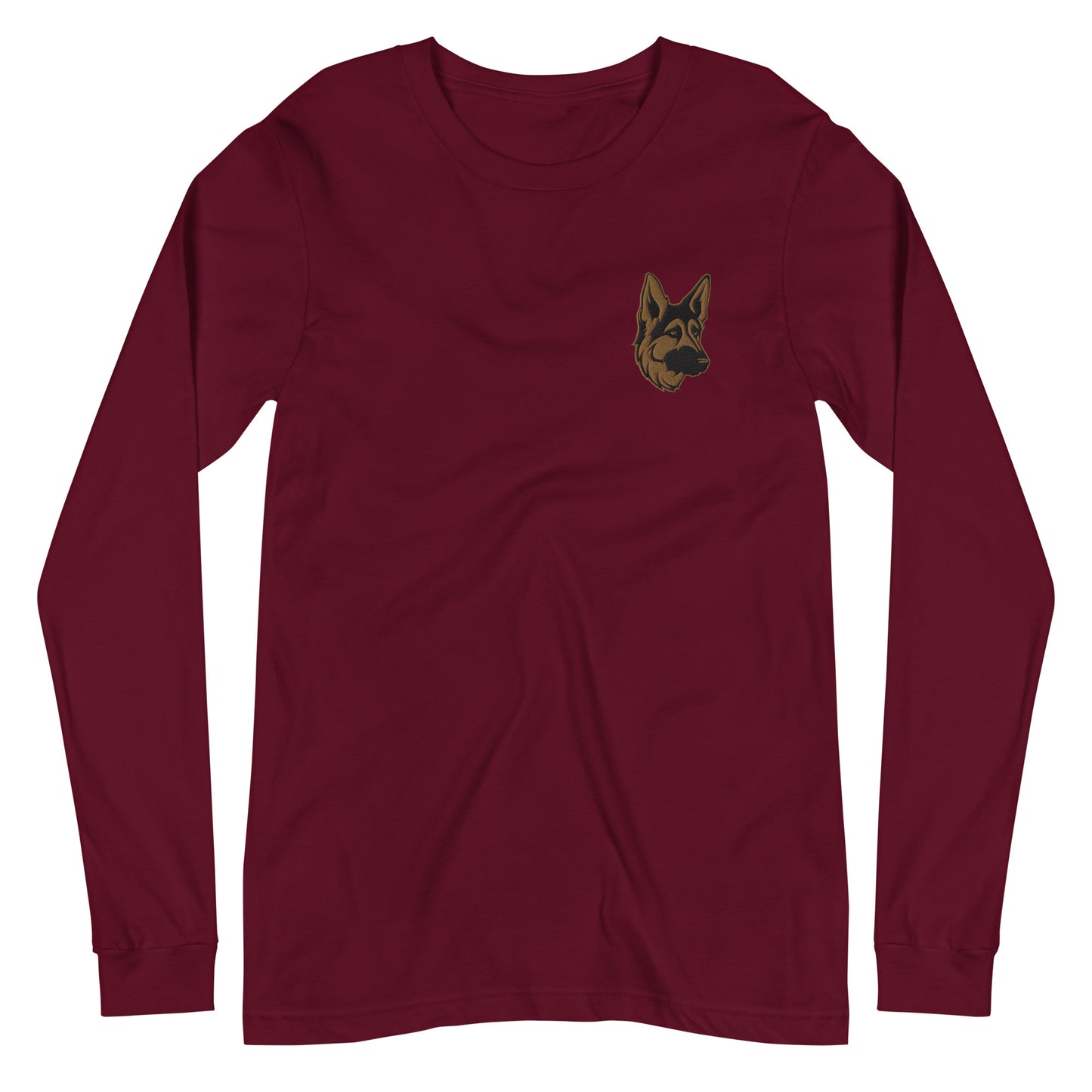 Embroidered Shepherd Girl Long Sleeve Tee