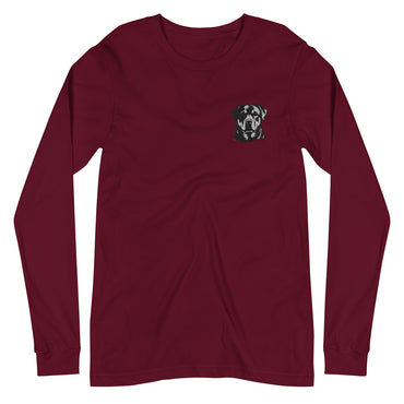 Embroidered Classic Rottie Long Sleeve Tee