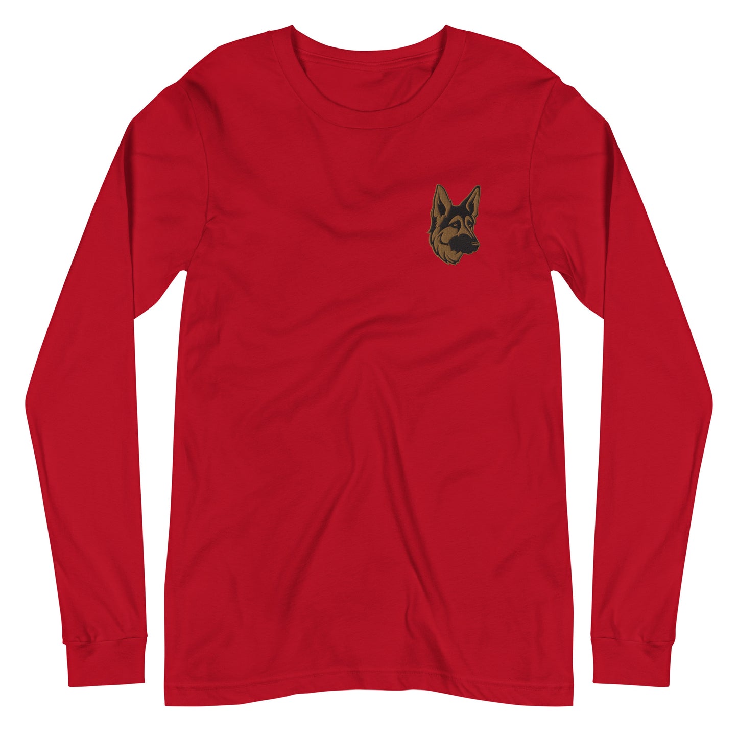 Embroidered Shepherd Girl Long Sleeve Tee