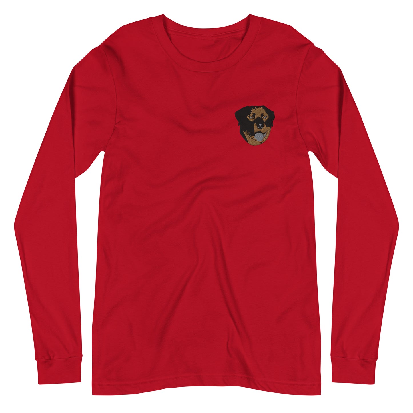 Embroidered Color Rottie Long Sleeve Tee