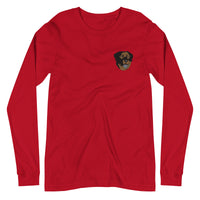 Embroidered Color Rottie Long Sleeve Tee