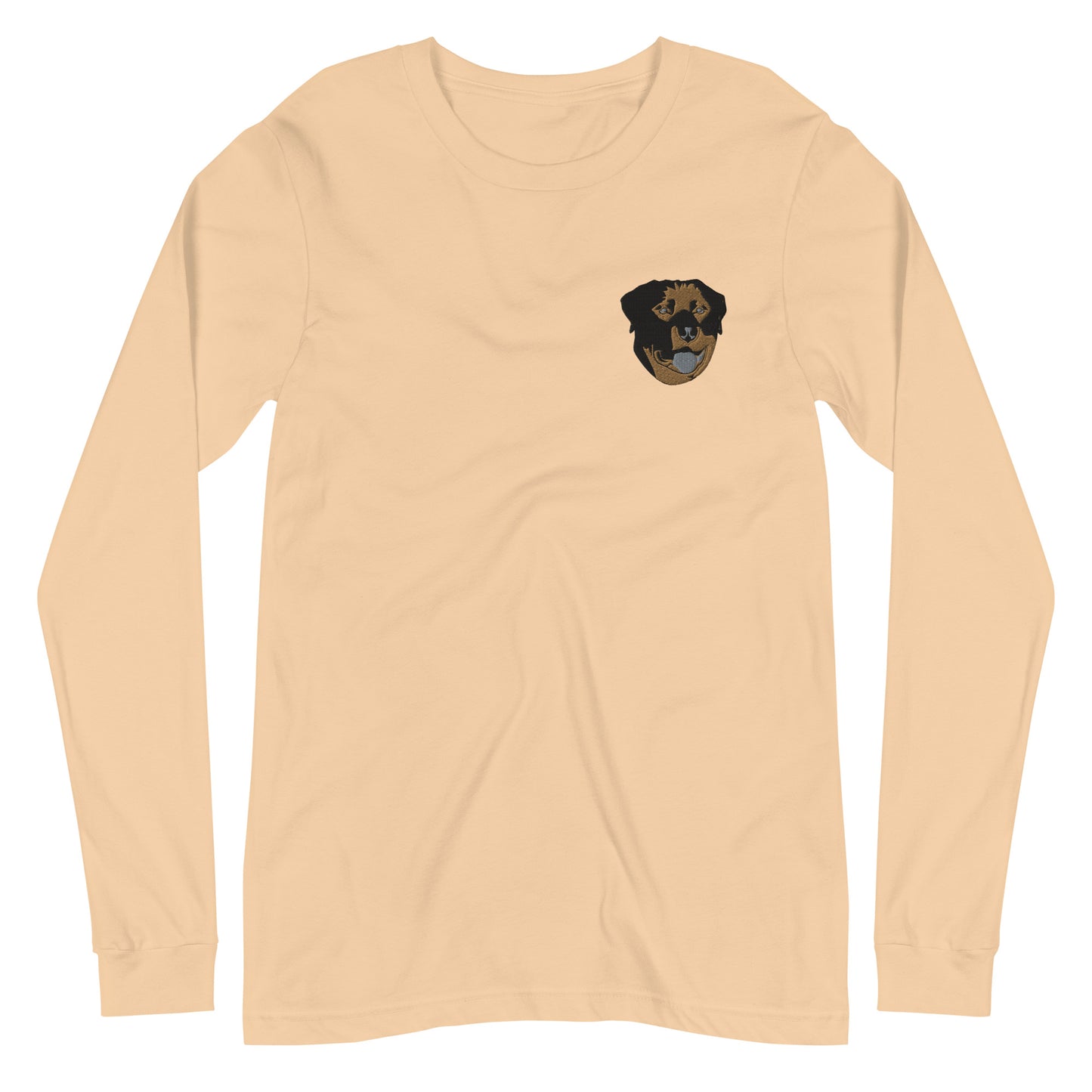 Embroidered Color Rottie Long Sleeve Tee