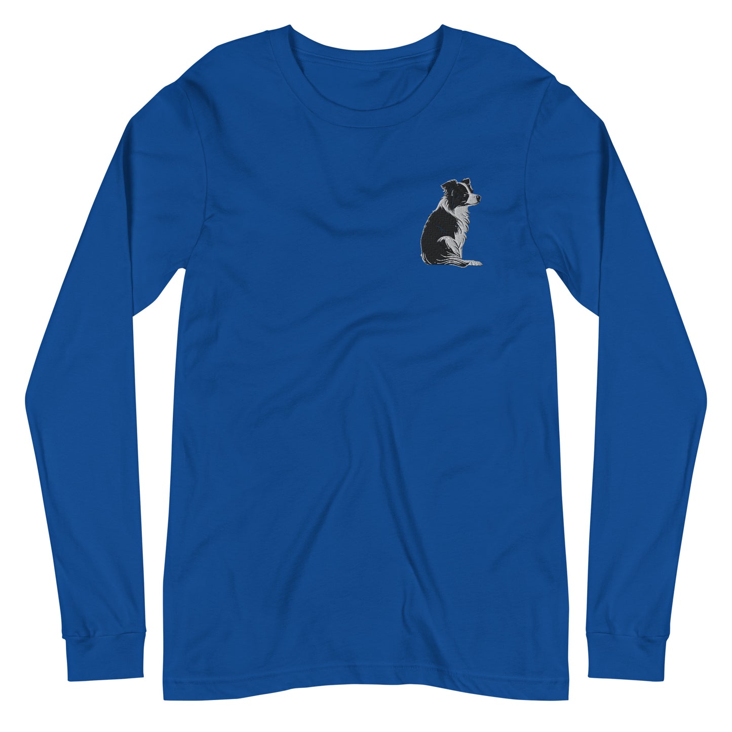 Embroidered Collie Craze Girl Long Sleeve Tee