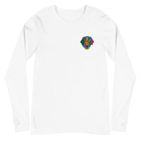 Embroidered Color  Silly Lab Long Sleeve Tee