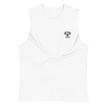 Embroidered Classic Silly Lab Muscle Shirt