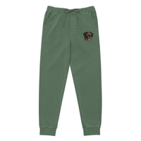 Embroidered Color Rottie Pigment-dyed Sweatpants