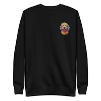 Doodle Boy Color Pop Embroidered Sweatshirt