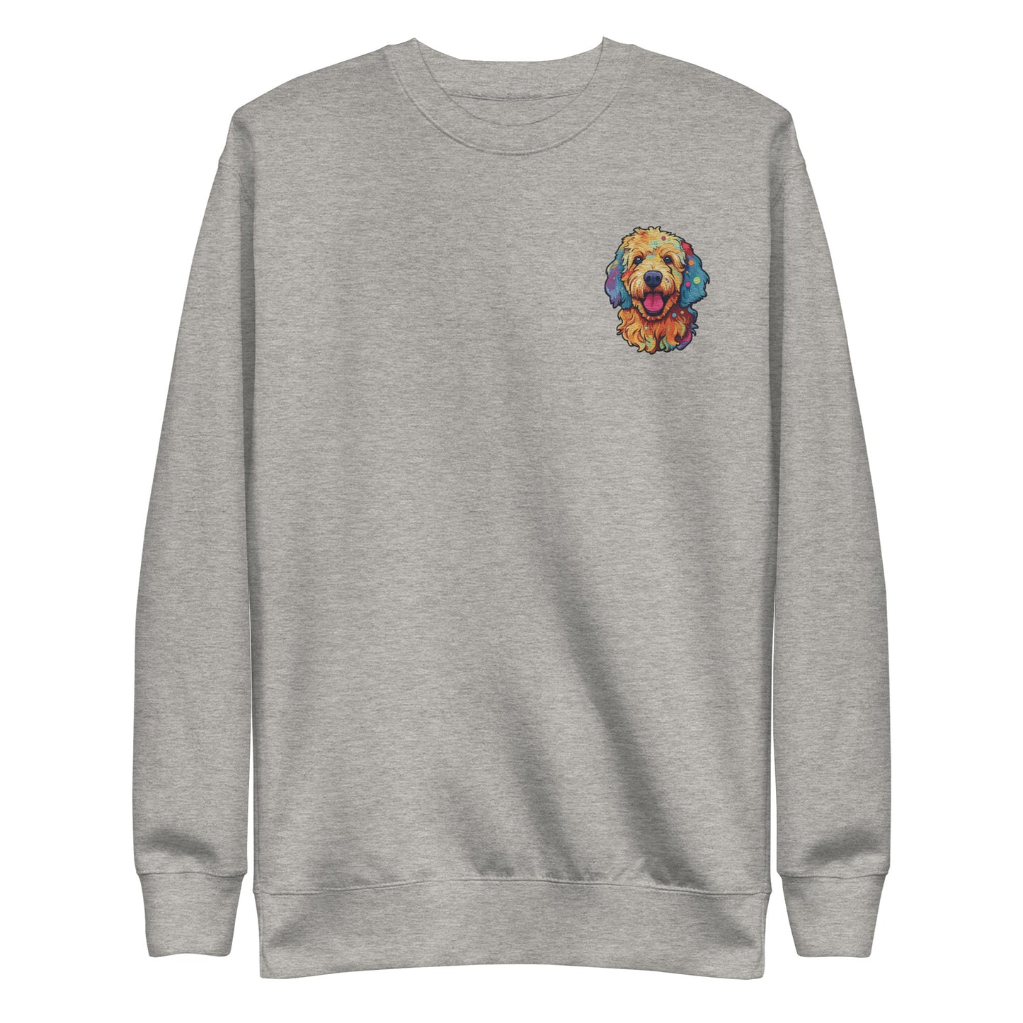 Doodle Boy Color Pop Embroidered Sweatshirt