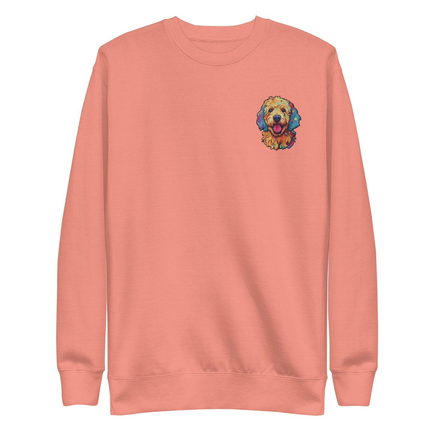 Doodle Boy Color Pop Embroidered Sweatshirt