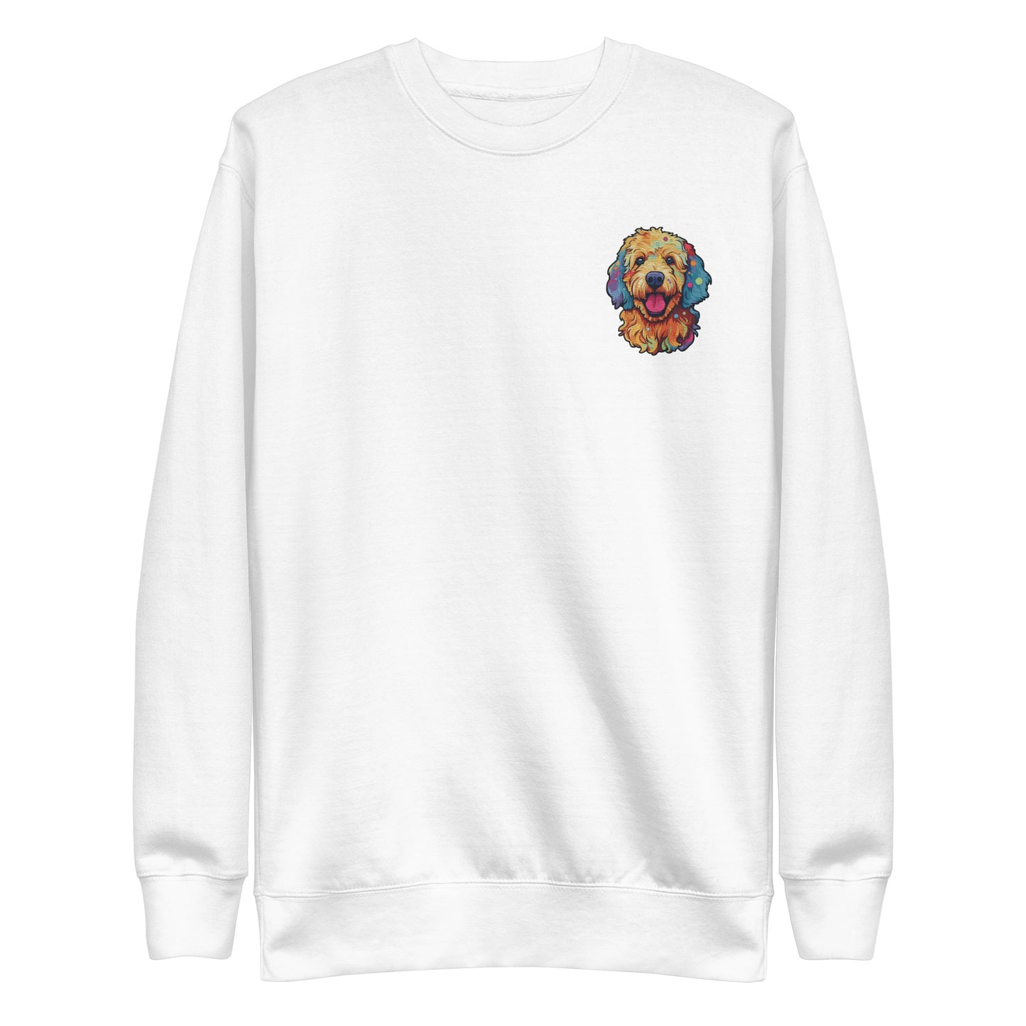 Doodle Boy Color Pop Embroidered Sweatshirt