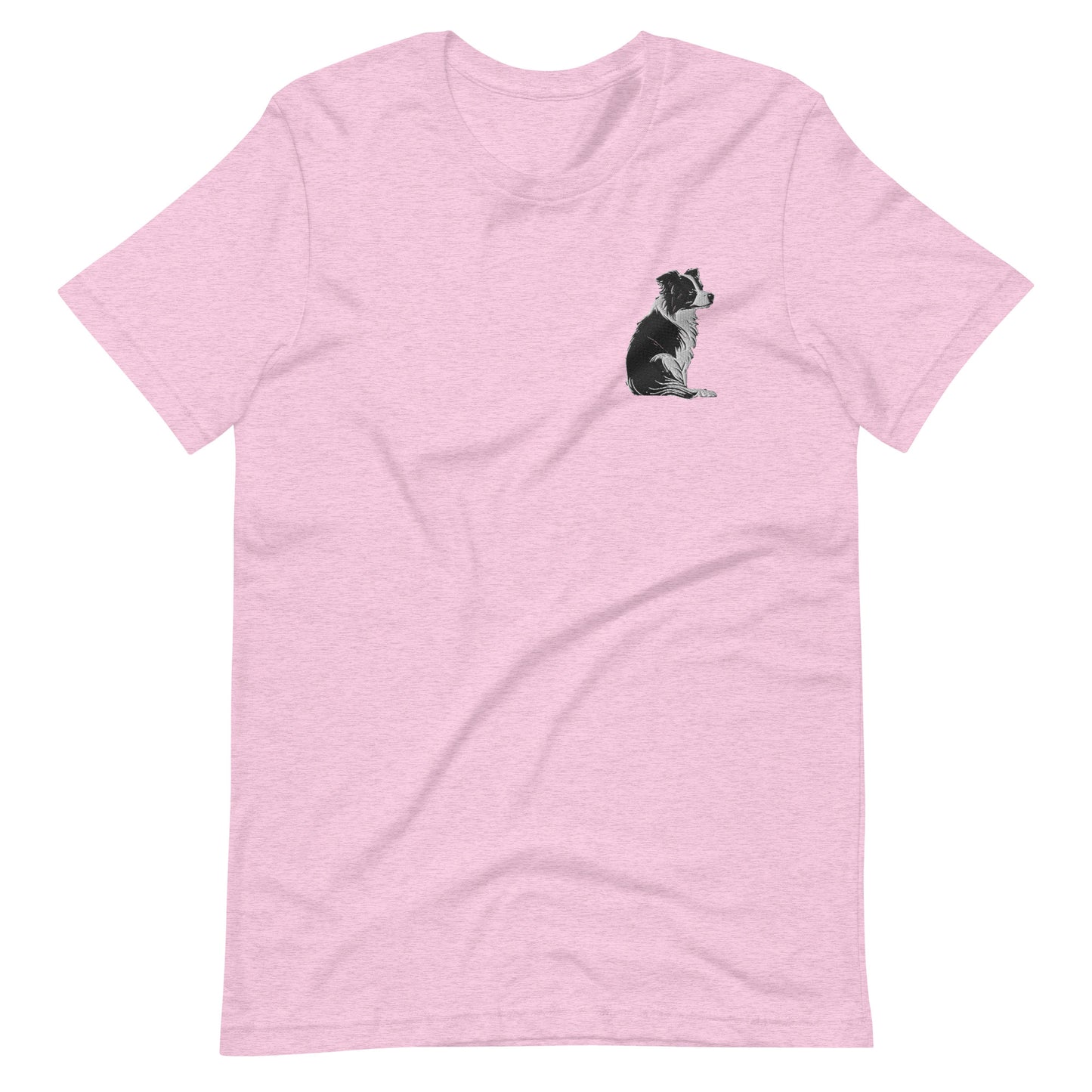 Embroidered Collie Craze Girl T-Shirt