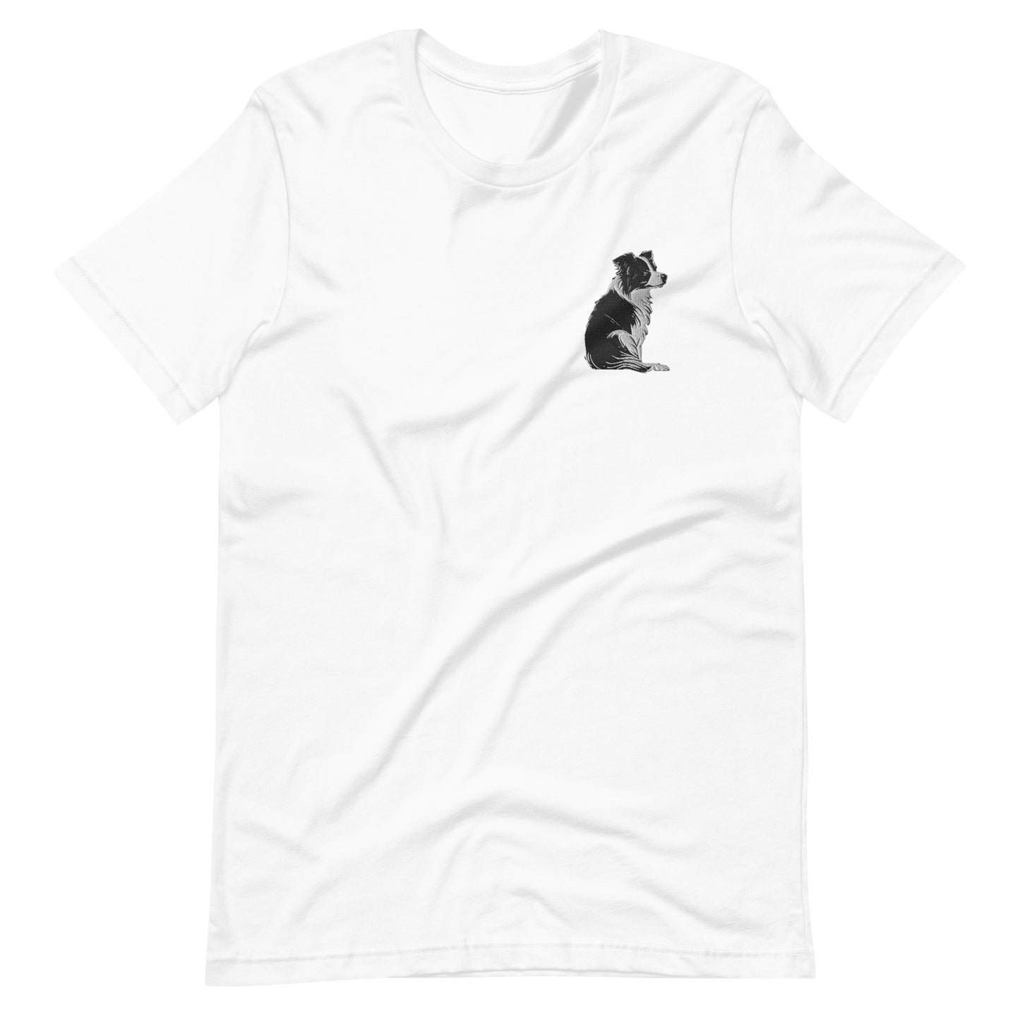 Embroidered Collie Craze Girl T-Shirt