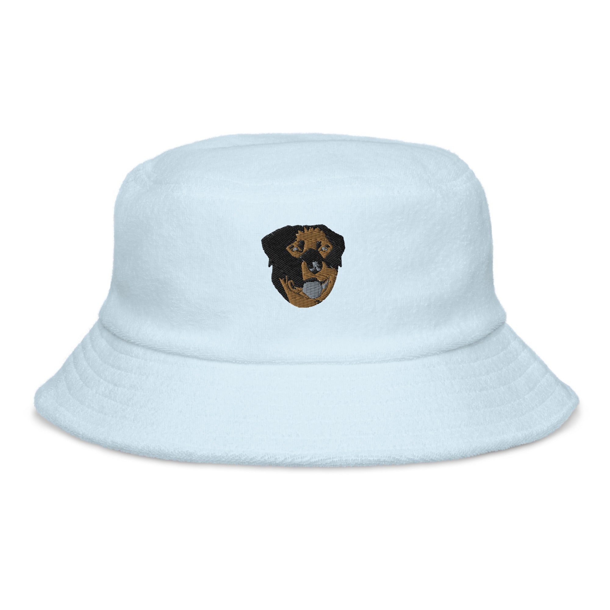 Embroidered Color Rottie Unstructured Bucket Hat