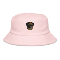 Embroidered Color Rottie Unstructured Bucket Hat