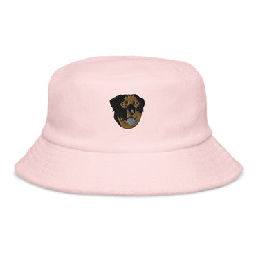 Embroidered Color Rottie Unstructured Bucket Hat