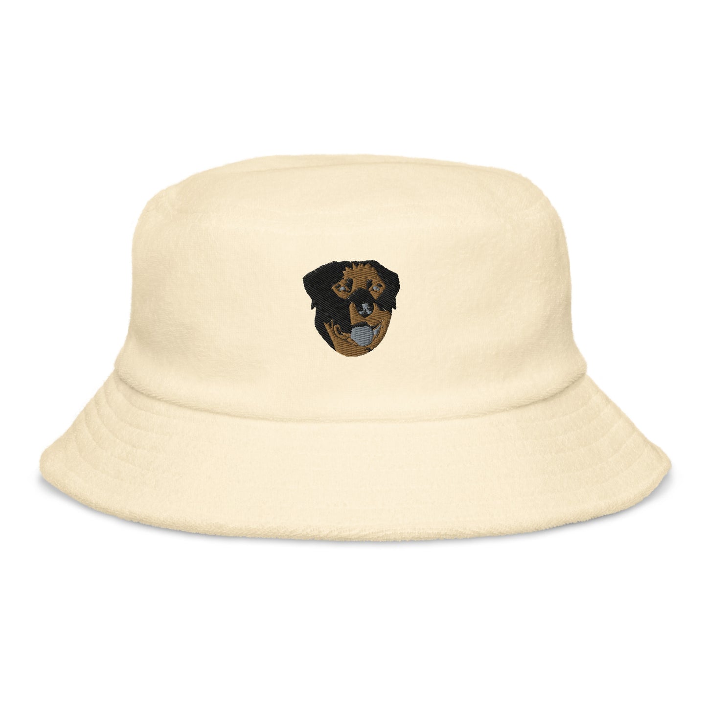 Embroidered Color Rottie Unstructured Bucket Hat