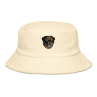 Embroidered Color Rottie Unstructured Bucket Hat