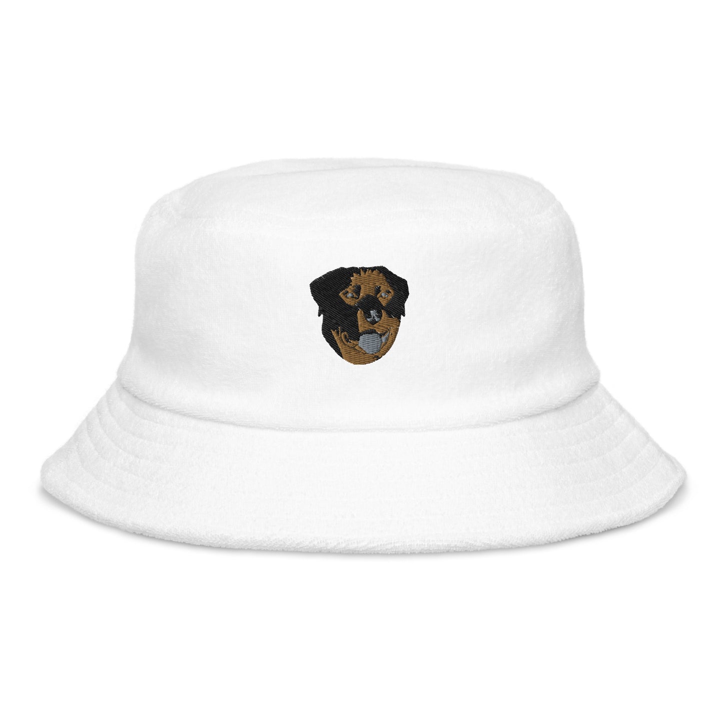 Embroidered Color Rottie Unstructured Bucket Hat