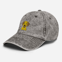 Embroidered Silly  Lab Vintage Cotton Twill Cap