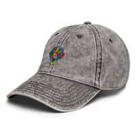 Embroidered Color Silly Lab Vintage Cotton Twill Cap