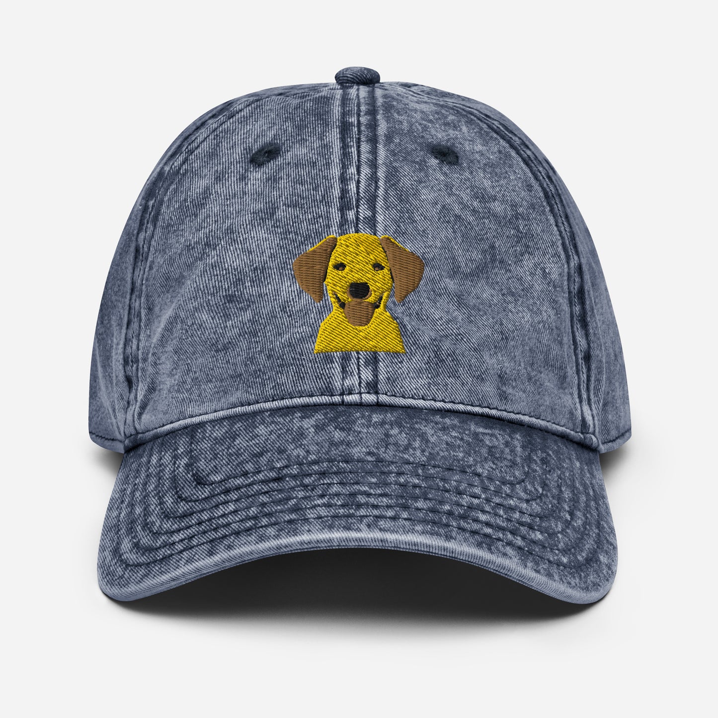 Embroidered Silly  Lab Vintage Cotton Twill Cap