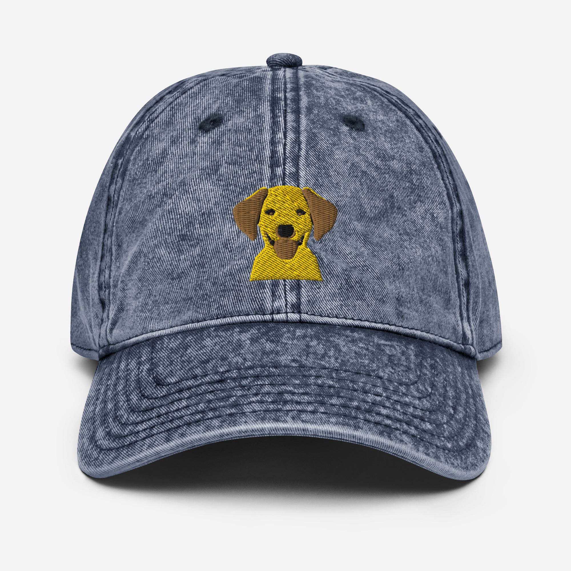 Embroidered Silly  Lab Vintage Cotton Twill Cap