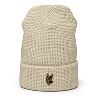 Embroidered Shepherd Girl Waffle Beanie