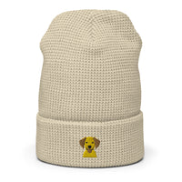 Embroidered Silly Lab Waffle Beanie