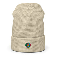 Embroidered Color Silly Lab Waffle beanie