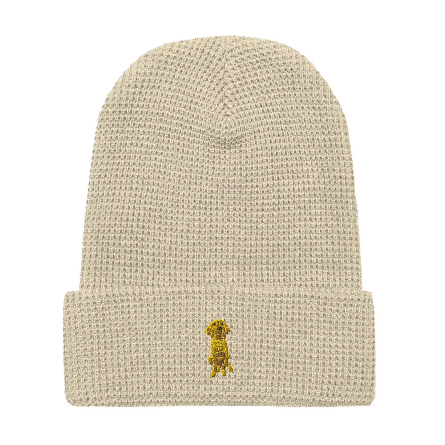 Doodle Boy Classic Embroidered Waffle Knit Beanie