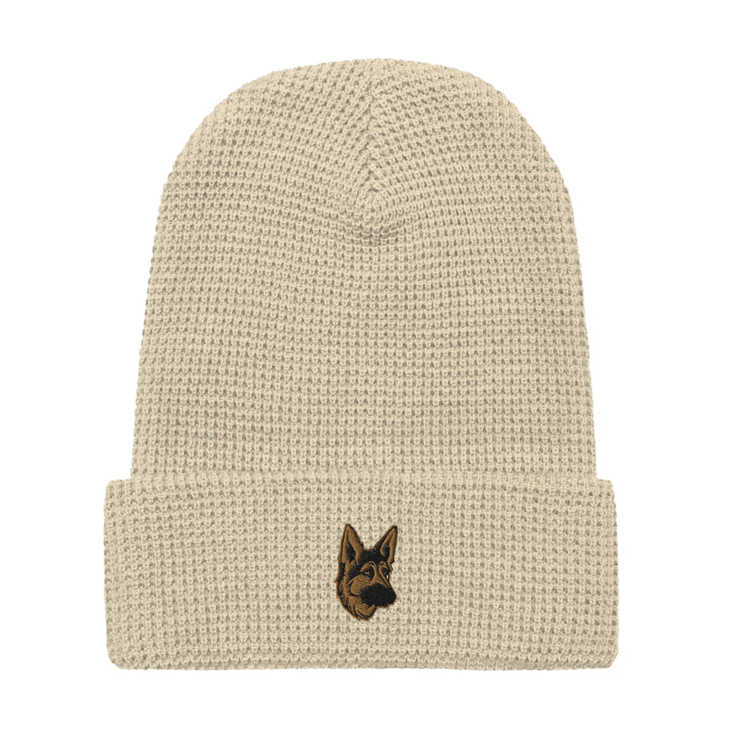 Embroidered Shepherd Girl Waffle Beanie