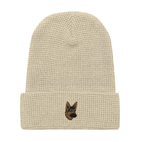 Embroidered Shepherd Girl Waffle Beanie