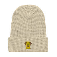 Embroidered Silly Lab Waffle Beanie