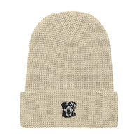 Embroidered Classic Rottie Waffle Beanie