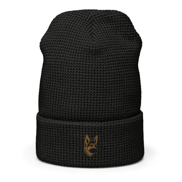 Embroidered Shepherd Girl Waffle Beanie