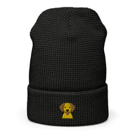 Embroidered Silly Lab Waffle Beanie