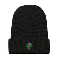 Embroidered Color Silly Lab Waffle beanie