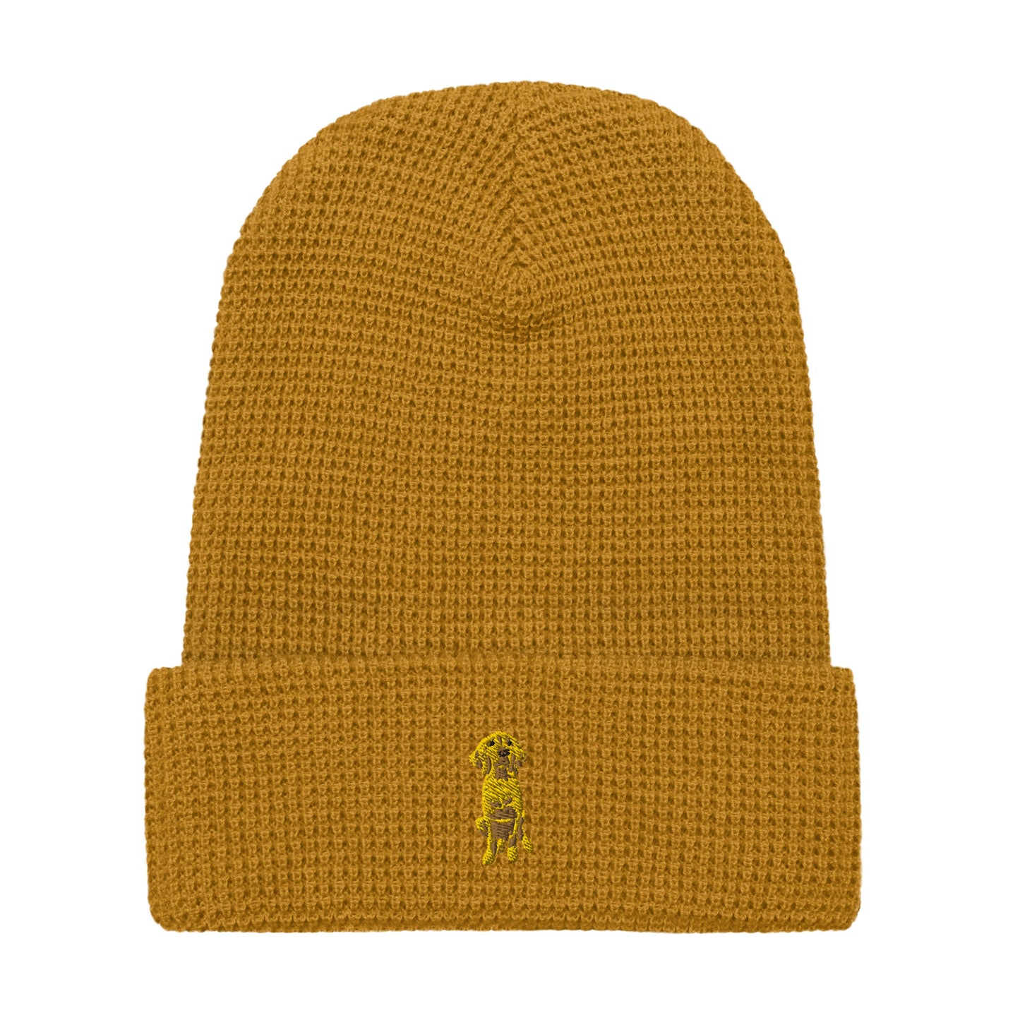 Doodle Boy Classic Embroidered Waffle Knit Beanie