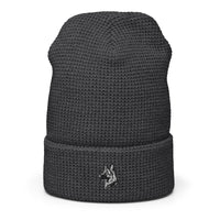 Embroidered Classic Shepherd Girl Waffle Beanie