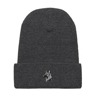 Embroidered Classic Shepherd Girl Waffle Beanie