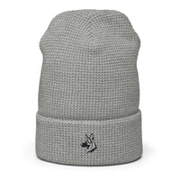 Embroidered Classic Shepherd Girl Waffle Beanie