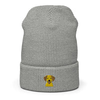 Embroidered Silly Lab Waffle Beanie