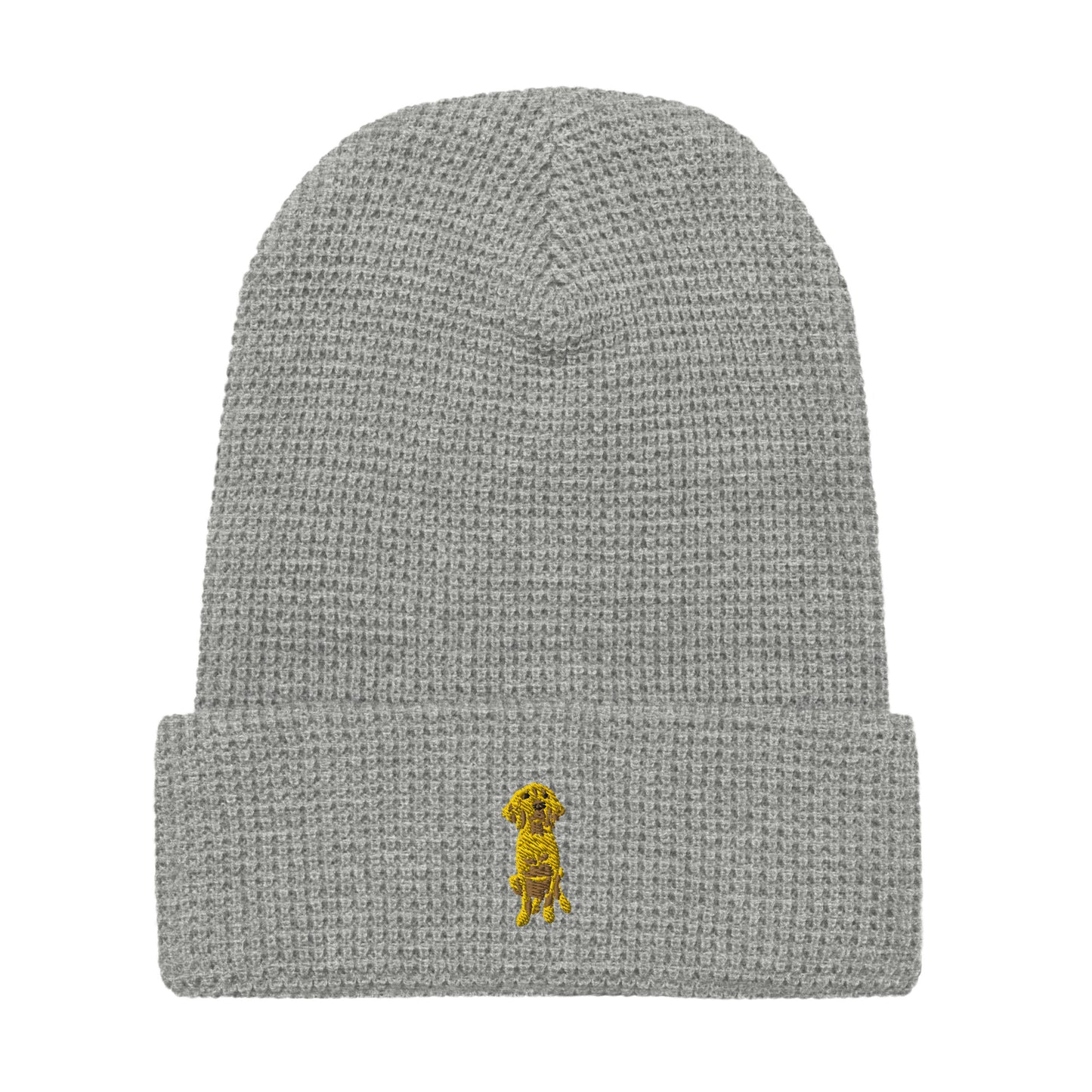 Doodle Boy Classic Embroidered Waffle Knit Beanie