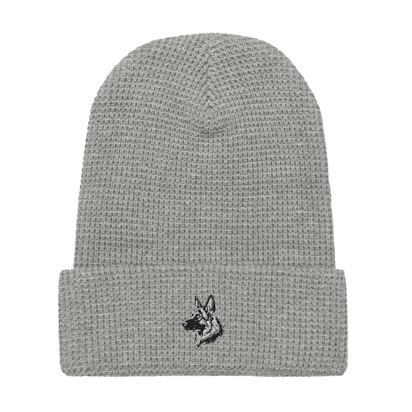 Embroidered Classic Shepherd Girl Waffle Beanie