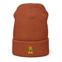 Embroidered Silly Lab Waffle Beanie