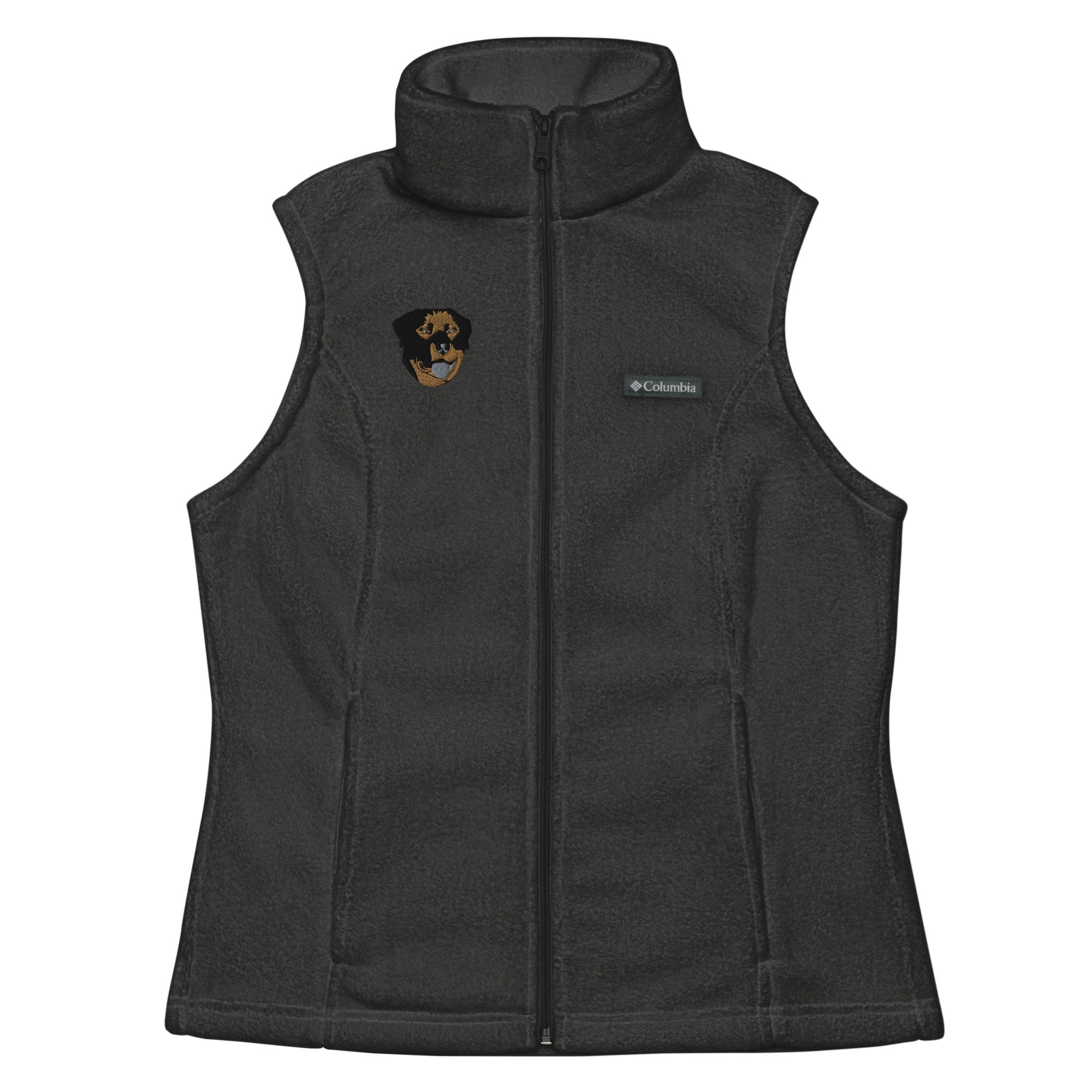 Embroidered Color Rottie Women’s Columbia Fleece Vest